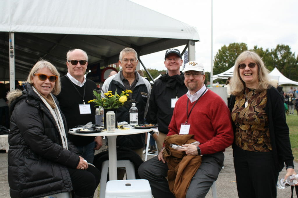 Wake Forest Alumni at the Homecoming Tailgate at the Fairgrounds October 2021