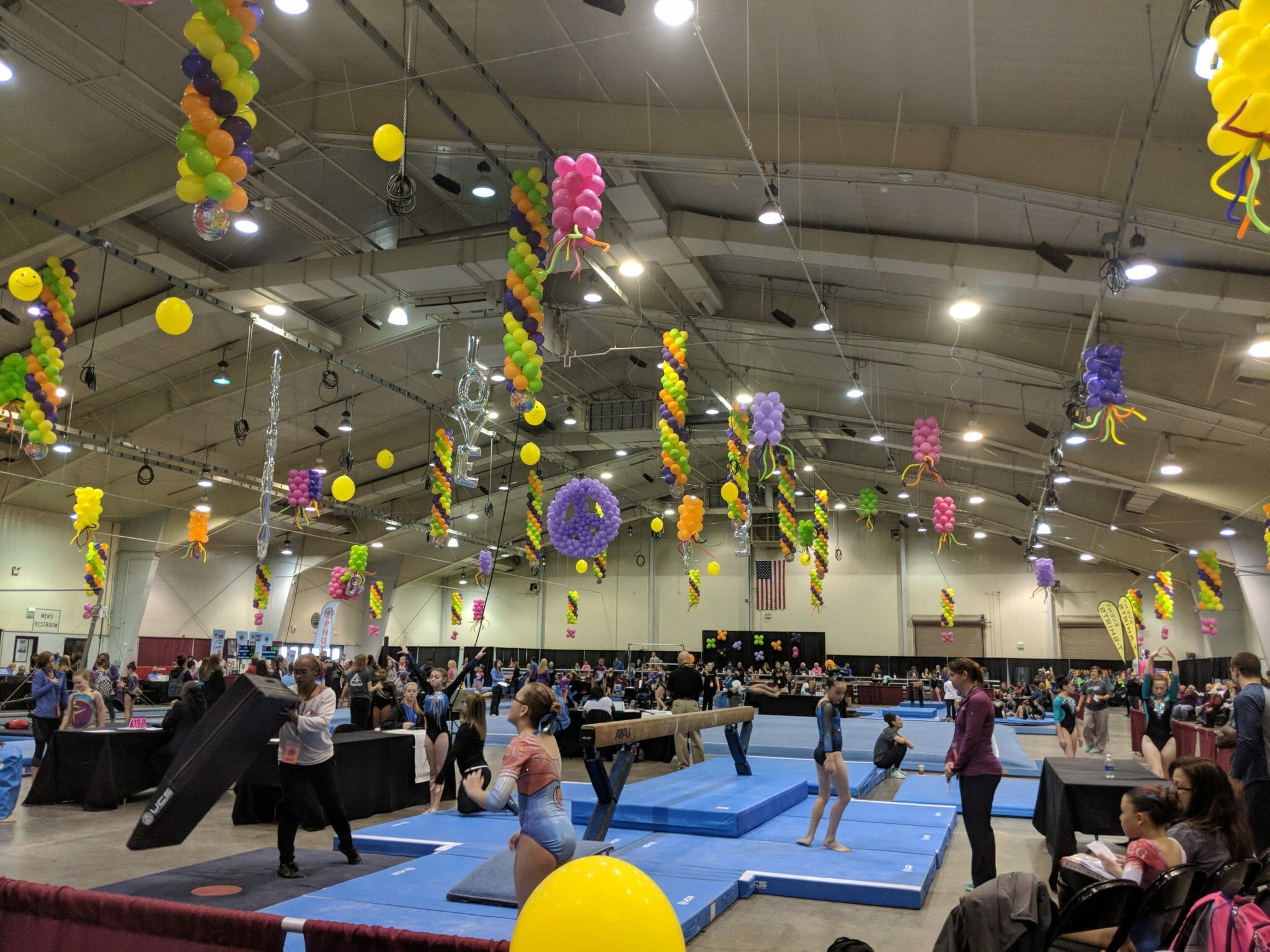 USA Gymnastics at the Education Building at the Winston-Salem Fairgrounds