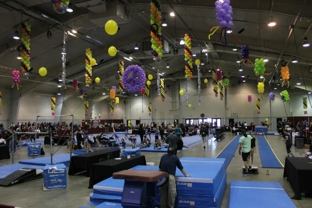 USA Gymnastics at the Education Building at the Winston-Salem Fairgrounds