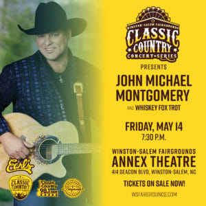 Classic Country Series John Michael Montgomery W Whiskey Fox Trot Winston Salem Fairgrounds