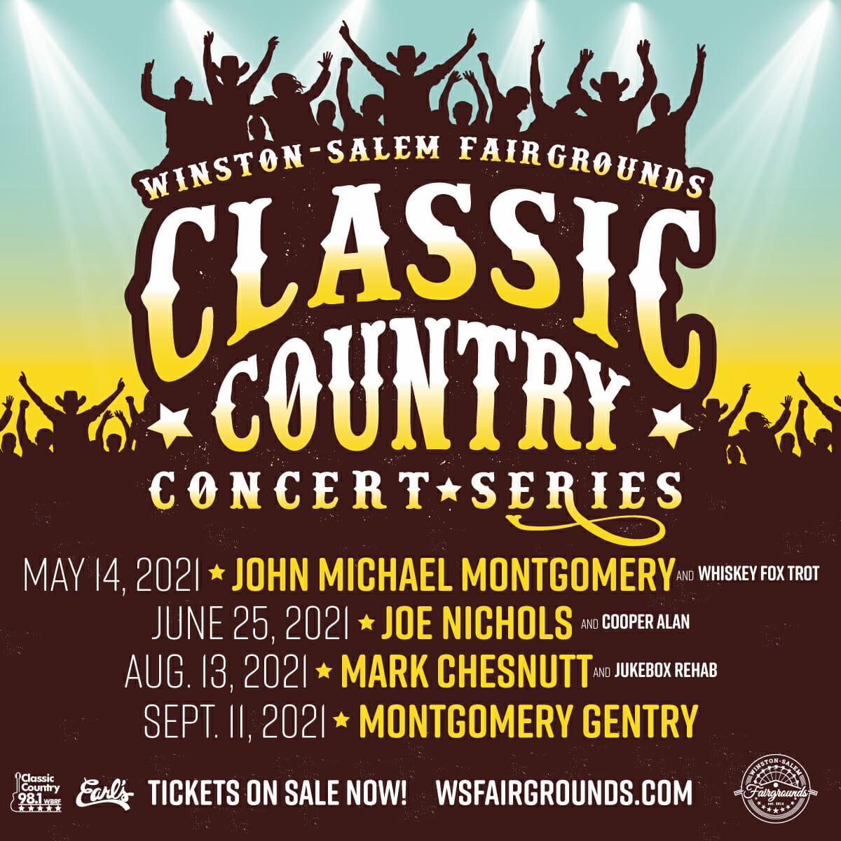 Classic Country Concert Series in partnership with 98.1 WBRF Winston
