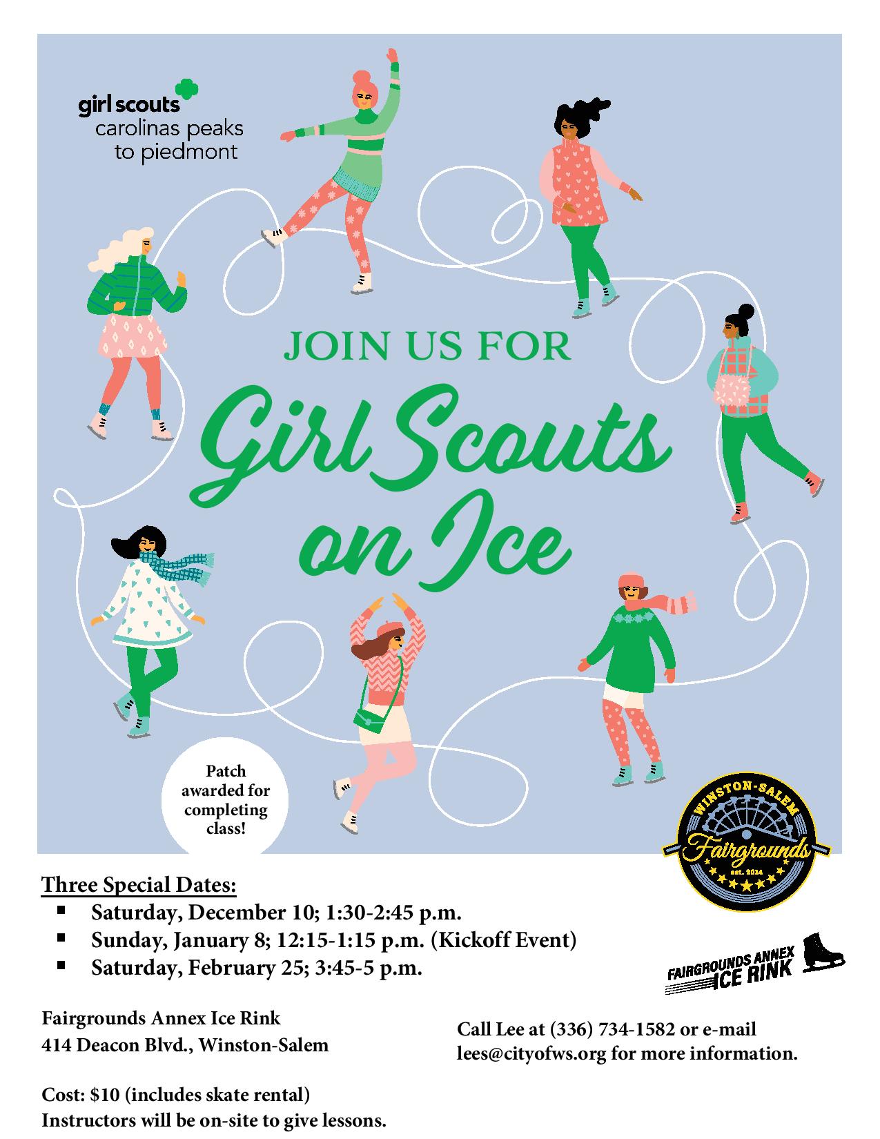 Girl Scouts on Ice Winston Salem Fairgrounds