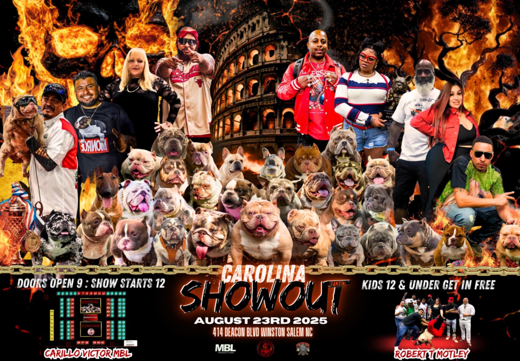 Winston-Salem Carolina Show Out Take 4 Flyer