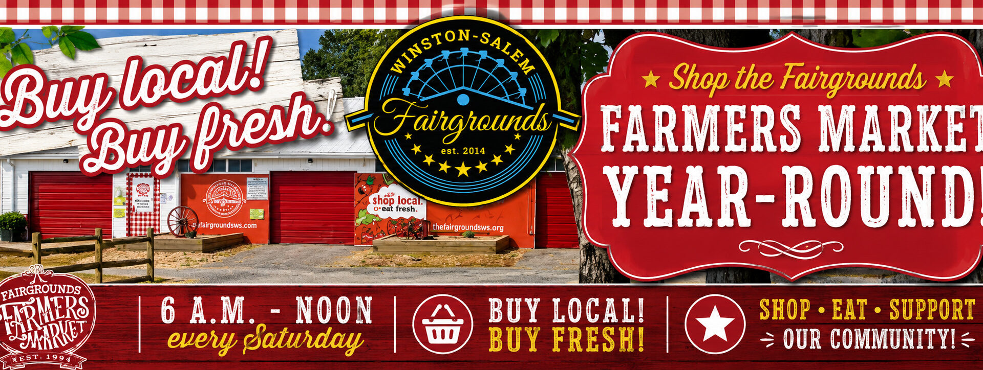 This is an image of (Farmers Market 2026) slide
