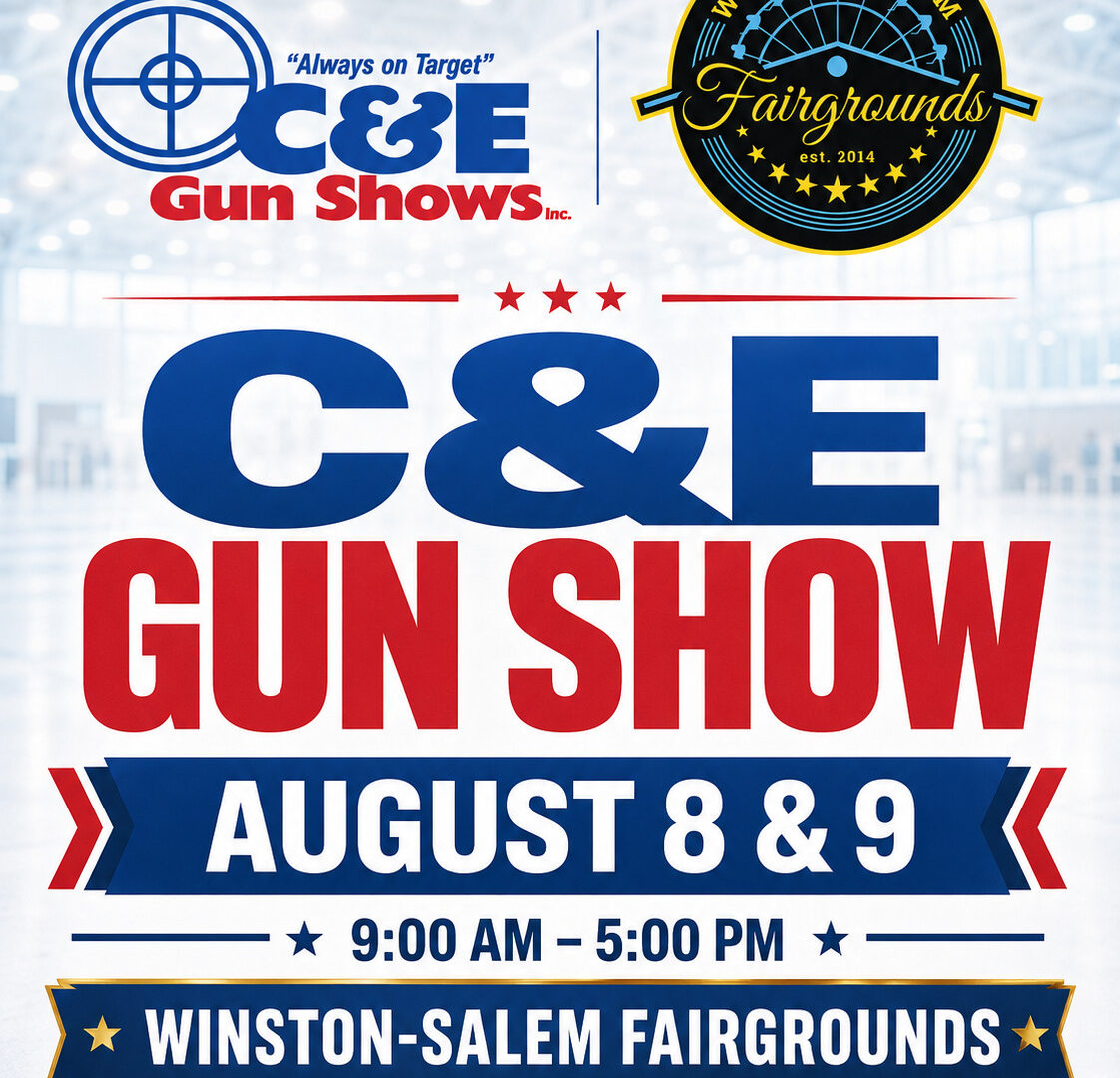This is an image of (C&E Gun Show) slide
